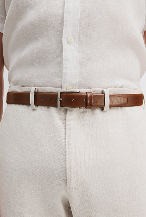 Deep Tan Australian Made Urban Belt Australian Made Country Road