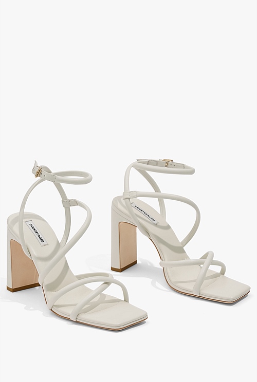 White Giselle Heel - Heels & Wedges | Country Road
