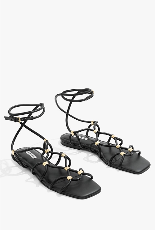 Black Kennah Sandal - Sandals & Thongs | Country Road