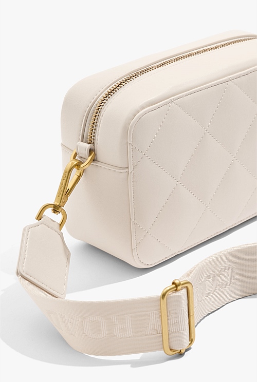 Oyster Quilted Camera Bag Bags Country Road