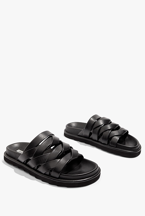 Black Briar Slide - Sandals & Thongs | Country Road
