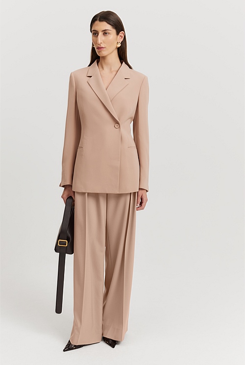 Nougat Longline Slim Blazer Jackets & Coats Country Road