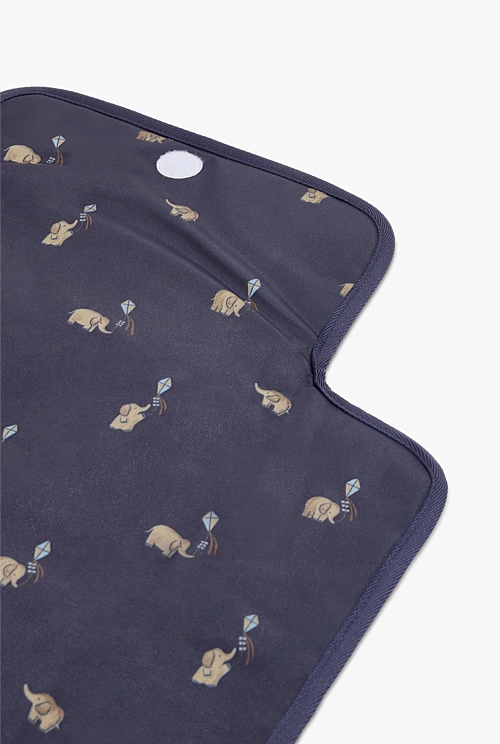 Navy Elephant Change Mat Accessories Country Road
