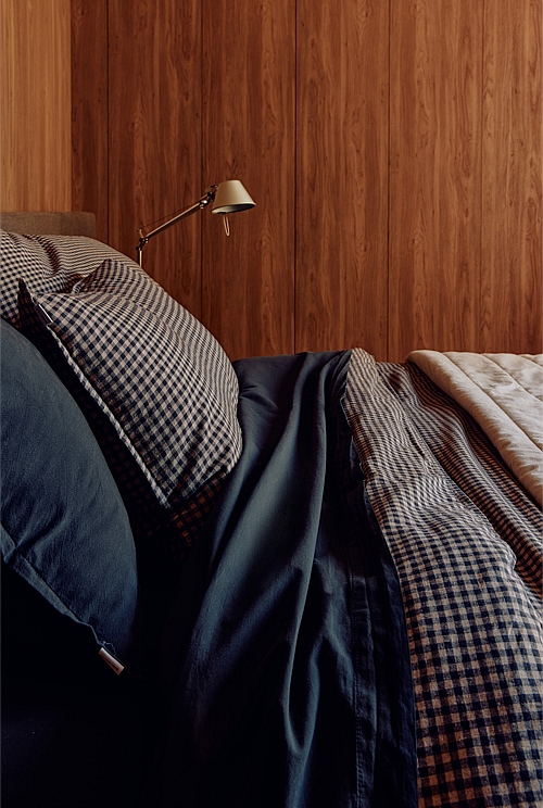 Charcoal Sand Noni Gingham Queen Quilt Cover Queen Quilt Covers Country Road