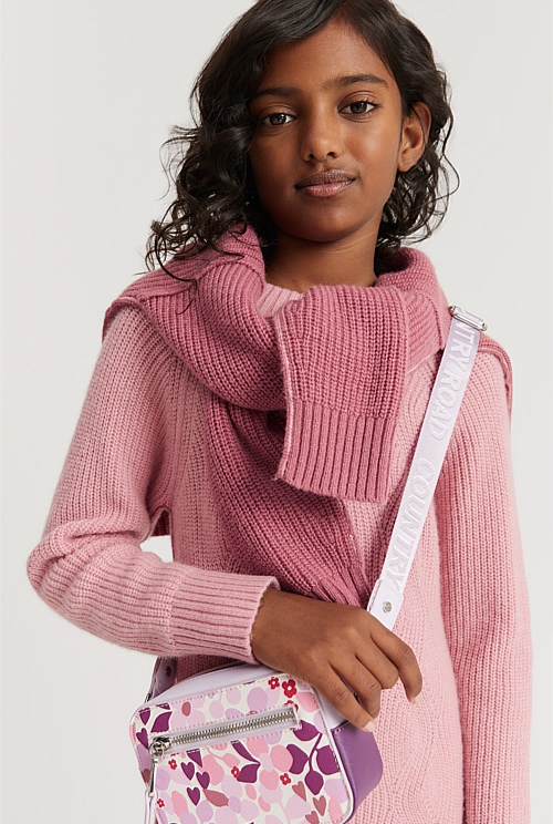 Lilac Multi Logo Crossbody Bag Accessories Country Road