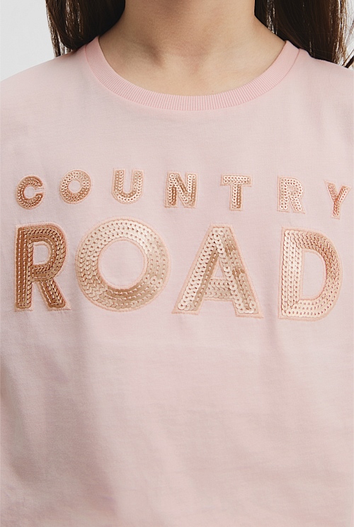 Sequins logo t-shirt T-shirt main image 0