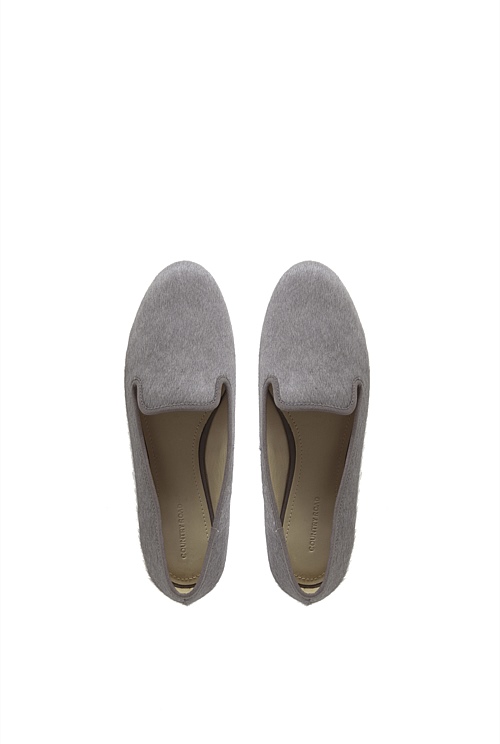 Grey Lora Hair-On Slipper - Flats | Country Road