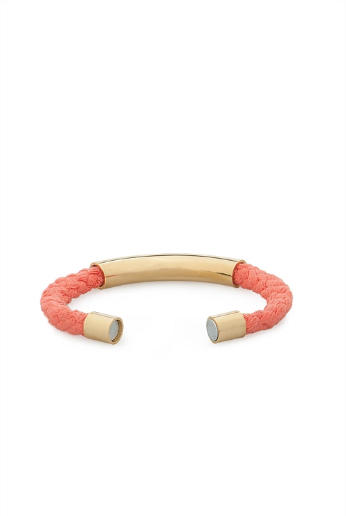 Coral Pink Rope Bracelet - Bracelets & Cuffs | Country Road