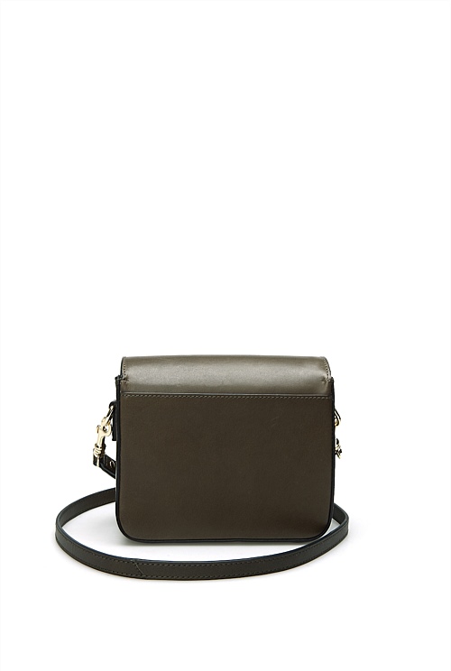 Khaki Green Elizabeth Satchel Bag - Handbags | Country Road