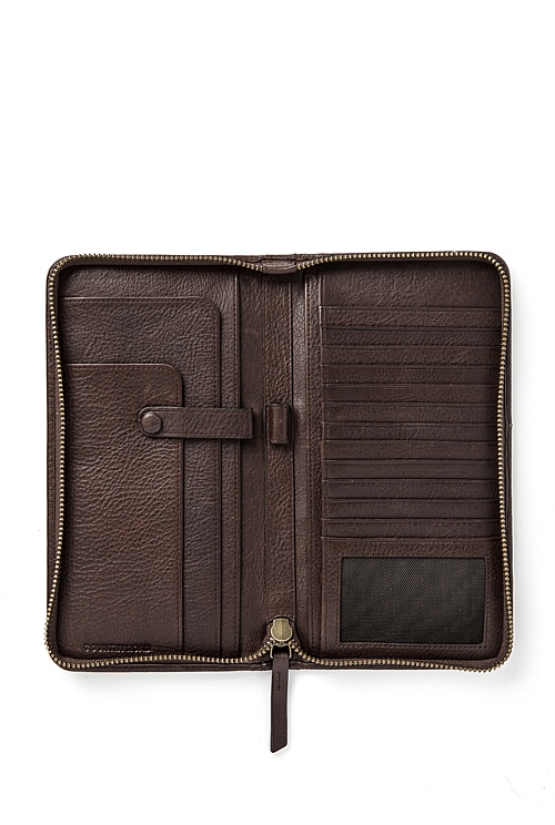 country road travel wallet