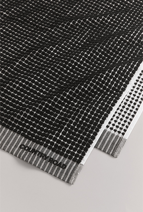 Charcoal Luma Australian Cotton Bath Towel Towels & Mats Country Road