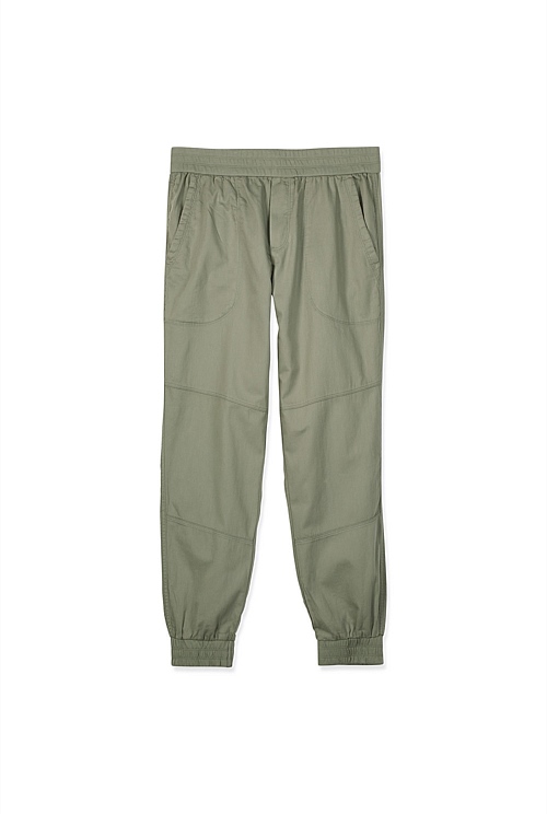 Sage Cotton Beach Pant - Pants | Country Road