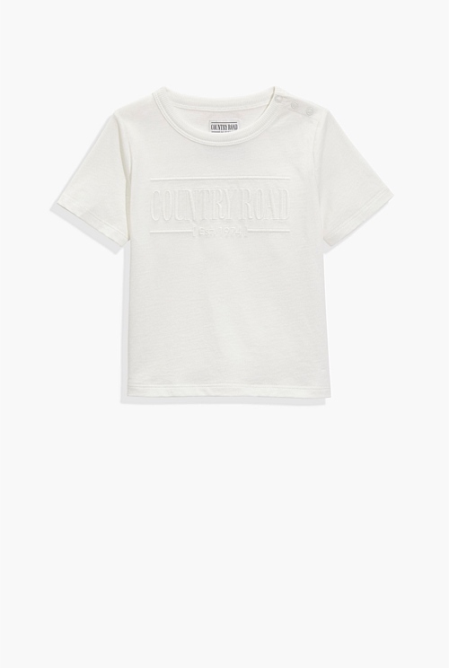 Marshmallow Verified Australian Cotton Heritage T-Shirt - Natural ...